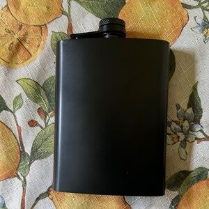 Sleek Black Flask